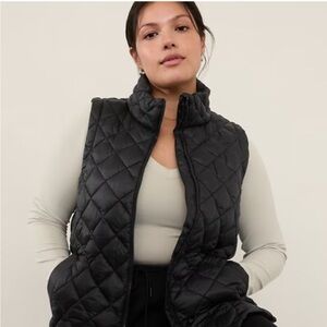Athleta WHISPER FEATHERLESS PUFFER VEST 3X NWT